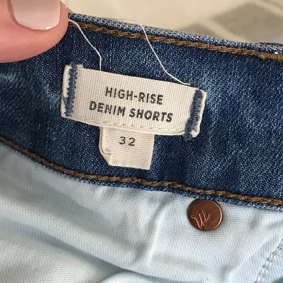 Madewell - High Rise Denim Shorts - Picture 5 of 5